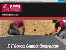 Tablet Screenshot of efgomez.com